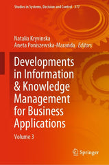Developments in Information & Knowledge Management for Business Applications Volume 3